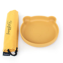 Load image into Gallery viewer, Bear Silicone Suction Plate (Mustard) - Of Things Wonderful