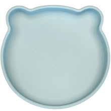 Load image into Gallery viewer, Bear Silicone Suction Plate (Sky Blue) - Of Things Wonderful