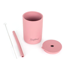 Load image into Gallery viewer, Silicone Smoothie Cup (Rose) - Of Things Wonderful