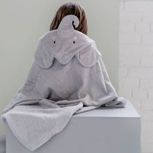 Load image into Gallery viewer, Animal Hooded Towel (Elephant) - Of Things Wonderful