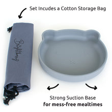 Load image into Gallery viewer, Bear Silicone Suction Plate (Mustard) - Of Things Wonderful