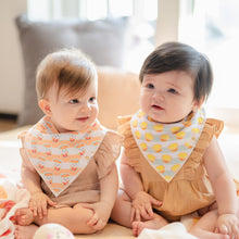 Load image into Gallery viewer, Organic Cotton Bandana Bib (Milk Tea & Egg Tart) - Of Things Wonderful