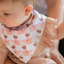 Load image into Gallery viewer, Organic Cotton Bandana Bib (Rabbit Candy & Mr. Softee Ice Cream) - Of Things Wonderful