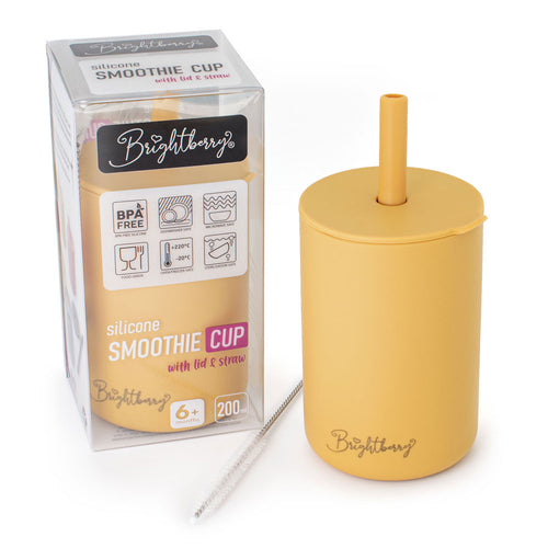 Silicone Smoothie Cup (Mustard) - Of Things Wonderful
