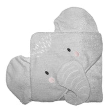 Load image into Gallery viewer, Animal Hooded Towel (Elephant) - Of Things Wonderful
