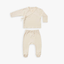 Load image into Gallery viewer, Wrap Top + Footed Pant Set - Of Things Wonderful
