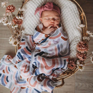 Organic Muslin Wrap (Rainbow) - Of Things Wonderful