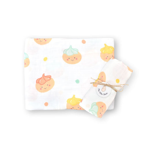 Organic Bamboo Blend Swaddle (Ice Gem Biscuits) - Of Things Wonderful