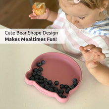 Load image into Gallery viewer, Bear Silicone Suction Plate (Slate) - Of Things Wonderful

