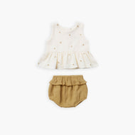 Sleeveless Peplum Set - Of Things Wonderful