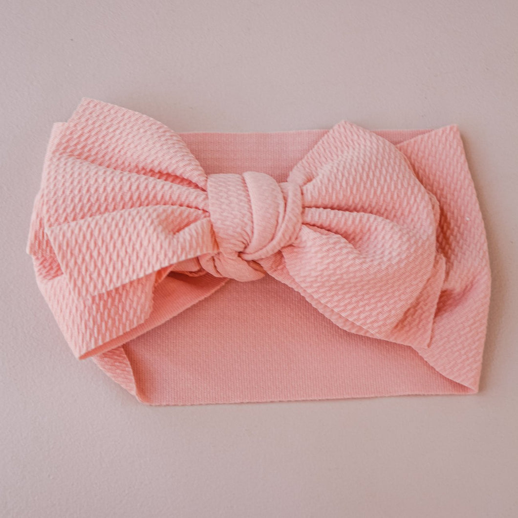 Stormy Luxe Bow Headband - Of Things Wonderful