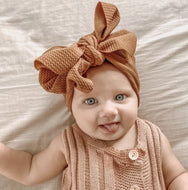 Stormy Luxe Bow Headband - Of Things Wonderful